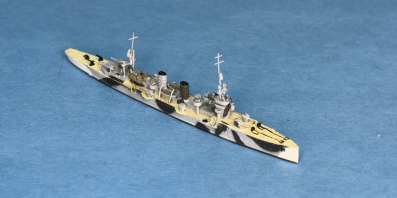 Kreuzer "Bari" ex "Pillau" getarnt Decksbemalung (1 St.) I 1943 Neptun NT 1545S